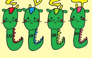 タツノツノ2024 - 【イベント】2024年辰年年賀状ネットスクウェア×障がい者アート協会デザインコンテスト