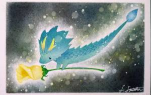 黄色の薔薇をプレゼント - 古橋 沙都華