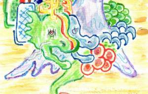 新年竜 - 【イベント】2024年辰年年賀状ネットスクウェア×障がい者アート協会デザインコンテスト 