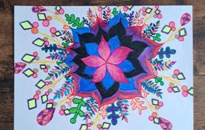 草花の巣 - 藍撫