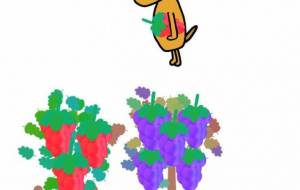 リスの木の実集め - しずく