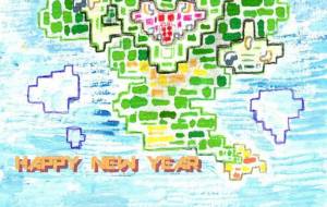 ゲーミングドラゴン - 【イベント】2024年辰年年賀状ネットスクウェア×障がい者アート協会デザインコンテスト