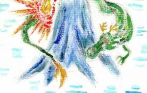 富士竜 - 【イベント】2024年辰年年賀状ネットスクウェア×障がい者アート協会デザインコンテスト 