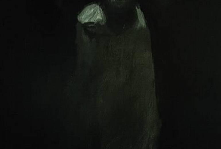 彼岸花老慈雨（奥さん（おばあちゃん）の骨壺を抱いて）