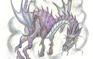 太陽とドラゴン - 【イベント】2024年辰年年賀状ネットスクウェア×障がい者アート協会デザインコンテスト