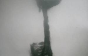 工場の百舌鳥、現代風景表現日本画を - 真鍋哲地