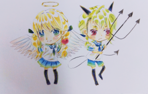 天使と悪魔 - のの