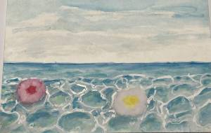 南の島の波打ち際 - 柴田 和子