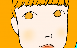 オレンジ色の髪の少女 - ハヤシダ　ヨウコ 