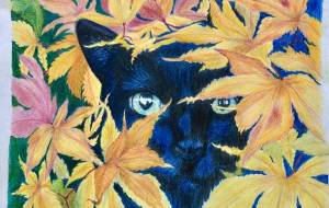 黒猫の森【秋】ー1 - 【イベント】可能性アートプロジェクト 2024