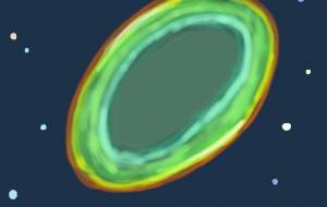 空の指環 M57(こと座リング星雲) - ちろ