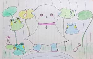 ねこてるさんと雨のうた - まろ