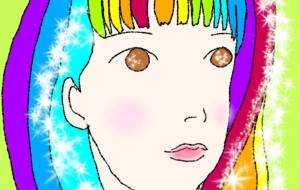 虹色に光る女の子 - 【イベント】可能性アートプロジェクト 2024 