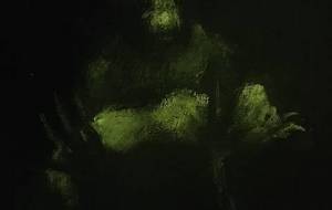 悲しみ(下手くそ絵画作品）悲しみの怪物親子 - 真鍋哲地 
