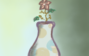 花イメージ - 角+