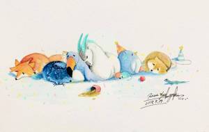 どうぶつたちの休日 パーティーの後で - 吉崎 莉菜