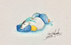 オリックスとペンギンの昼寝 - 吉崎 莉菜 