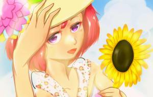 ひまわりと少女 - ショウヘイ