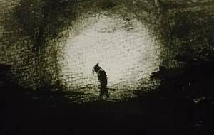 夕日、絵画展へチャレンジ、、帰り道、ばあちゃん、家族、母さん - 真鍋哲地