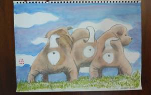 子犬3匹 - 【イベント】可能性アートプロジェクト 2024