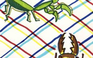 カマキリとクワガタ - 【イベント】可能性アートプロジェクト 2024