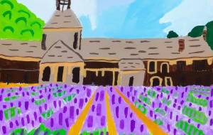 紫の花が広がる庭 - 【イベント】可能性アートプロジェクト 2024 