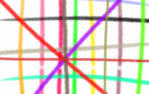 色々な色の線 - 【イベント】可能性アートプロジェクト 2024 