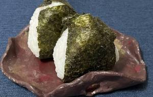 おにぎり用のお皿 - 角+