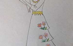 洋服のデザイン画 - 絵円モモ(えまるもも)