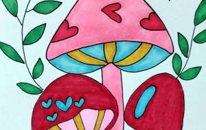 カラフルきのこ - ゆかたん