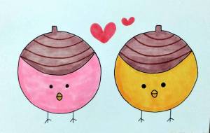 どんぐり仲良しひよこ - ゆかたん