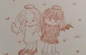 悪魔と天使の世界 - おひさま