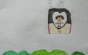 かわいいロープウェイ(正面) - HARUTO