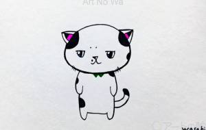 きりっとしたねこ - wasabi