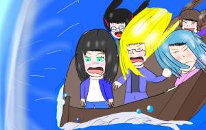 滝から落ちる小舟 - 来世