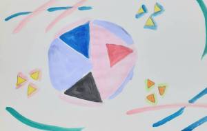 三角カラー - ティアラ