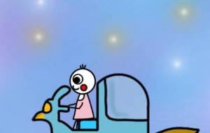 ちょびハナちゃん夜の散歩楽しいな~ - しずく