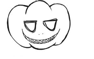 ハロウィン(パンプキンお化け) - もりの さくら