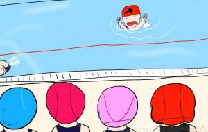 今年最後の水泳の授業 - 来世