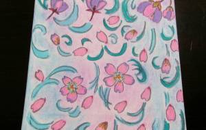 桜爽滝 - 明紅葉