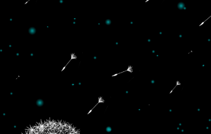 夜空の綿毛 - ぷに