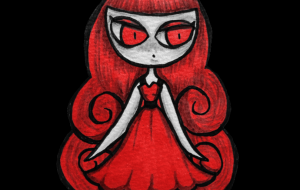 赤いドレスの女の子 - 黒越瑠香 