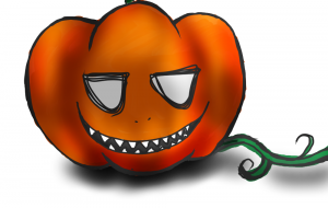 ハロウィン かぼちゃお化け 色つき - もりの さくら