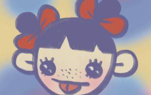 あっかんべー - 角+