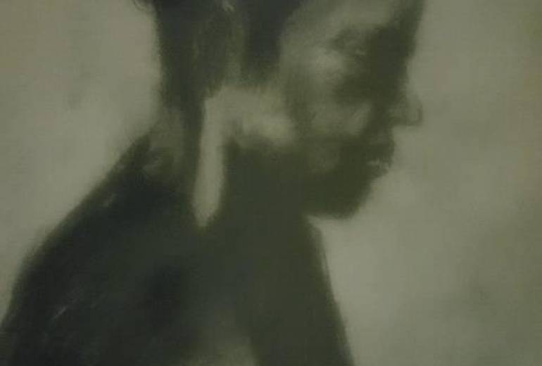 スマート包まれる写実デッサン仏（古里の子ども達の笑い声聞いて、元気がでてきます）