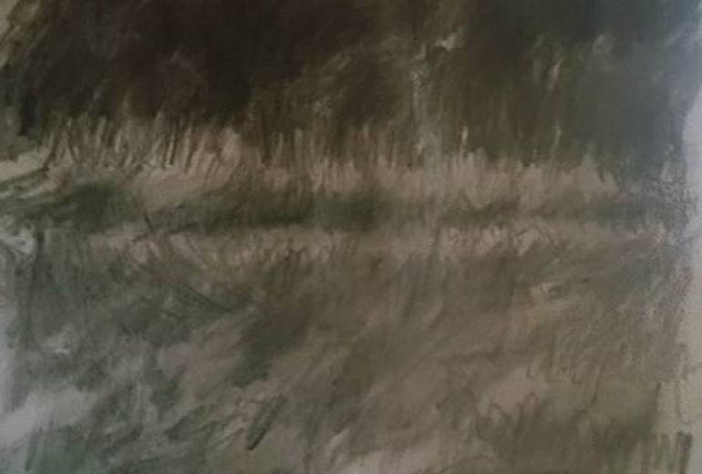 古里、子ども達の麦畑