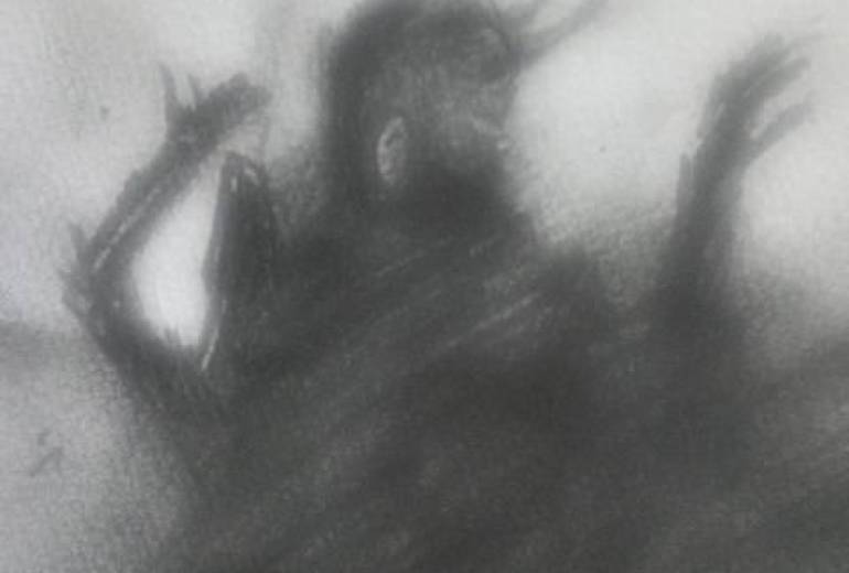 助けを求める声、（精神障がい者アート存在意義くくくく苦しい）妄想と現実）