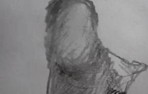 難民キャンプ亡くなった、お母さんを思い出してる、お母さんお月様で微笑んでるょ - 真鍋哲地