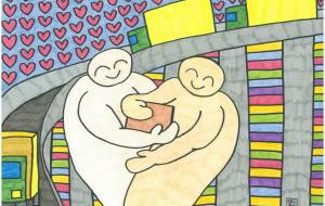 ニコニコ荷物の手渡し - 阿部貴志