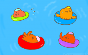 季節はずれの海水浴 - わきっちょ